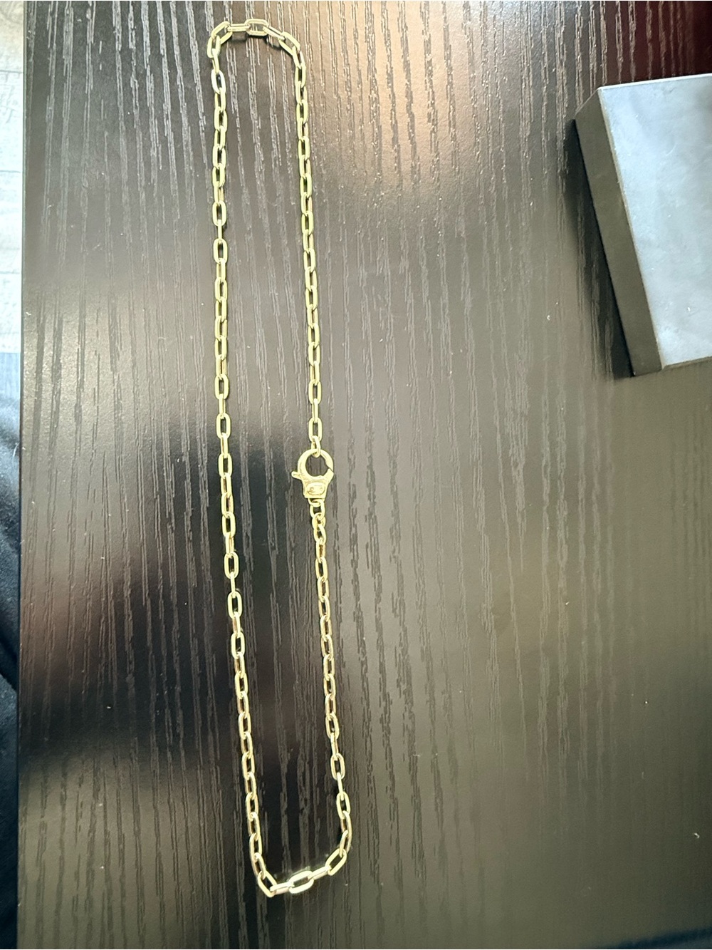 14k Gold Paperclip Chain Necklace - Women Jewelry